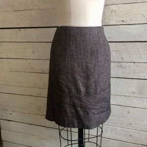 Nic and Zoe black and white tweed skirt